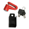thumbnail image 1 of de freno de disco para cicleta, cilindro de bloqueo mecánico de alta resistencia, freno de disco de rueda antirrobo para accesorios de Rojo, 1 of 3