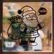 thumbnail image 5 of Pegatinas navideñas negras para ventanas, 30 x 30 cm | Calcomanías navideñas electrostáticas reutilizables para puertas y ventanas de vidrio | Decoraciones navideñas fáciles de despegar y aplicar,, 5 of 6