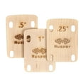 thumbnail image 2 of Juntas de Placa de Cuello de 4 Agujeros, 3 Uds., Almohadilla de Madera de Arce 0,25 0,5 1 Grado, Cuñas de Cojín para Guitarra Eléctrica, Accesorio de CUTICAT Junta de placa de cuello, 2 of 8