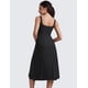 thumbnail image 2 of Vestido CRZ YOGA Cloudweight Doble Capa Midi Negro Grande, 2 of 7