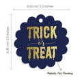 thumbnail image 6 of Inkdotpot Pack Of 50 Real Gold Foil Paper Tags Trick Or Treat Halloween Favor Hang Tags, 6 of 6