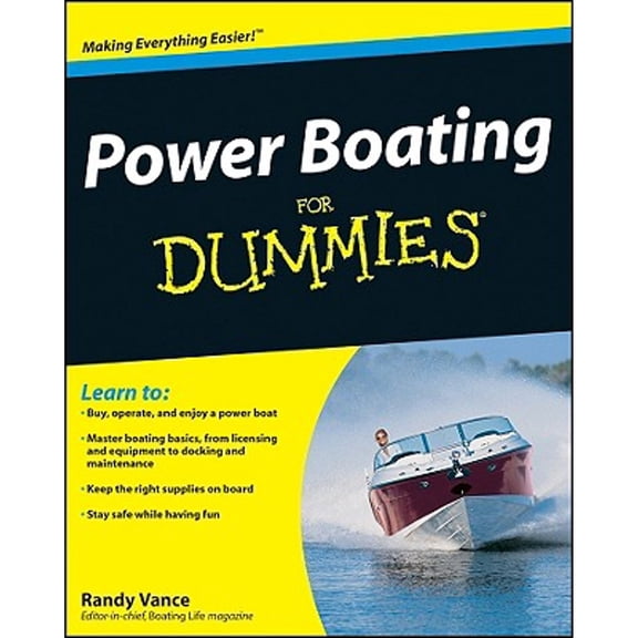 Pre-Owned Power Boating for Dummies (Paperback) 0470409568 9780470409565
