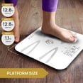 thumbnail image 5 of INEVIFIT BODY-ANALYZER SCALE, Highly Accurate Digital Bathroom Body Composition Analyzer, Measures Weight, Body Fat, Water, Muscle, BMI, Visceral Fat & Bone Mass for 10 Users. 5-Year Warranty - White, 5 of 8