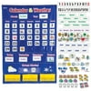 Learning Resources Calendar/Weather Pocket Chart 136 Pieces, Boys and Girls Ages 3+, Teacher and Classroom Supplies, Back to School Supplies