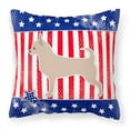 thumbnail image 2 of Caroline's Treasures BB3350PW1818 USA Patriotic Chihuahua Fabric Decorative Pillow , 18H x18W, multicolor, 2 of 2