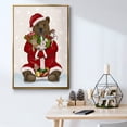 thumbnail image 5 of Christmas Christmas Present Bear Hug - Framed Gallery Wrapped Holiday Canvas - 17 x 25 - Gold Frame, 5 of 8