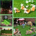 thumbnail image 5 of Visland 4 Pack Fairy Garden Grass 11.8 x 11.8 Inches Miniature Artificial Craft Grass for Dollhouse Ornament DIY Decoration, 5 of 6