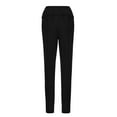 thumbnail image 3 of NECHOLOGY Maternity Leggings over The Belly Women's Maternity Pants Stretch Career Dress Pants Work Pregnancy Jeans Black X-Large, 3 of 8