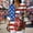 #402-Wine, variant on TaTaai Womens Blouses Long Sleeve Loose Fit V Neck Button Front Independence Day Flag Print Solid Soft Breathable Shirt for Summer Gift