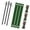 Dark Green Rope, variant on jinwen Heavy Duty Tree Stake Kit Easy to Install Versatile Tree Stakes and Supports Silvery Stake