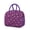 Purple-3, variant on Reusable Thermal Lunch Bag - Hippie Retro Style Insulated Lunch Box, Lightweight & Portable, Splash-Proof & Easy to Clean (Abstract Geometric)
