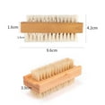 thumbnail image 7 of Visland Natural Bristles Nail Brush, Double Sides Washable Bristles Brush with Beech Wood Handle for Women Kids Manicure and Pedicure Cleaning, 7 of 7