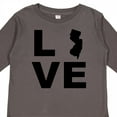 thumbnail image 4 of Inktastic Love New Jersey Boys or Girls Long Sleeve Toddler T-Shirt, 4 of 5