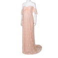 thumbnail image 5 of asdoklhq Maternity Clothes for Women,Pregnant Off Shoulder Lace Long Maxi Dress Gown Photography Prop, 5 of 8