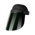 thumbnail image 2 of FashionCha Welding Face Shield Face Protector Clear Visor Comfortable Multipurpose Headgear dark green, 2 of 9