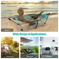 thumbnail image 6 of Topbuy Portable Folding Hammock Free Standing Hammock W/ Stand-Folds&Carrying Bag&Anti-Slip Buckle&Storage Pocket Turquoise, 6 of 9