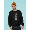 thumbnail image 2 of Game Mode On Sweatshirt Men -Image by Shutterstock, Male Large, 2 of 4