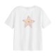 thumbnail image 1 of Camisetas de manga corta para mujer, informales, de verano, para deportes, vacaciones, compras Blanco Yuyangstore  Mujer manga corta, 1 of 8