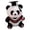Graduation Plush Panda - Black, variant on 2026 Graduation Gifts Plush Panda 9 Inch Stuffed Animals Signature for Class of 2026 Graduation Congratulations Panda Plush Toys with Cap Plushies for Students (Red)