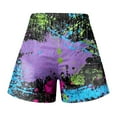 thumbnail image 4 of HAIJIE Plus Size Swim Shorts Comfy Drawstring Casual Elastic Waist Sport Shorts Women for Women Wife Upf 50+ Swimsuit Bottoms with Liner, 4 of 4