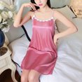 thumbnail image 5 of HomeGardon Nightgowns for Women,Summer Dresses Fashion Women V-Neck Casual Solid Sleeveless Sleepshirts Dress, 5 of 7