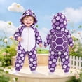 thumbnail image 6 of LIIPEE Baby Casual Cartoon Animal Zip Up Jumpsuit Boys Girls Fall Winter Cozy Cute Long Sleeve Hooded Romper, 6 of 6