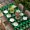 Green Black, variant on St. Patrick's Day Table Cloths for 5 Foot Rectangle Tables, Green Irish Lucky Clovers Stripes Patio Waterproof Elastic Fitted Tablecloths, Washable Rectangular Table Cover for Camping