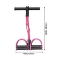 thumbnail image 3 of Zhourta 6-Tube NBR Pedal Tensioner Upgrade 30-150lbs Exercise Bands Full Body Workout for Home Gym Non-Slip Handles Pedal Tensioner, 3 of 6
