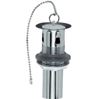 Plumb Pak 1.25 in. Dia. Chrome Brass Lavatory Sink Drain
