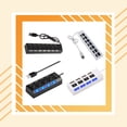 thumbnail image 3 of tredstone High Speed 4/7 Port USB Hub Power on/off Switch Expander PC Notebook Laptop Multiple Converter Adapter Splitter, 3 of 9