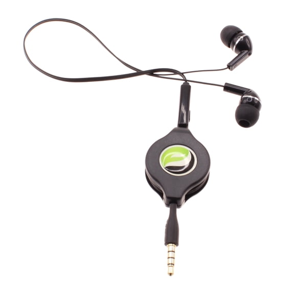 For Sonim XP3plus - Retractable Earphones, Headphones Hands-free Headset 3.5mm w Mic Earbuds Earpieces Compatible With Sonim XP3 Plus Phone