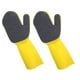 thumbnail image 1 of Limpieza Mano Derecha Látex Multifuncional Hogar Reutilizable Con Esponja Almohadilla De Palma Para Plato Lavado De Coches Hogar Cocina Jardín Oficina 2 Uds Guante Yuarrent HA025821-01, 1 of 6