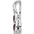 thumbnail image 2 of Sterling Silver Ss Rhod-Plated Double Circle .84T.W. Garnet/White Topaz Pendant (18.1 X 8.62) Made In Thailand qp5712ga, 2 of 5