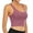 Rose purple, variant on YouLoveIt Women Yoga Tops Yoga Vest Ring Sling Vest Active Wear Tops Vest Yoga Sleeveless Fitness Jogging Yoga Tank Top Women Padded Sports Bra