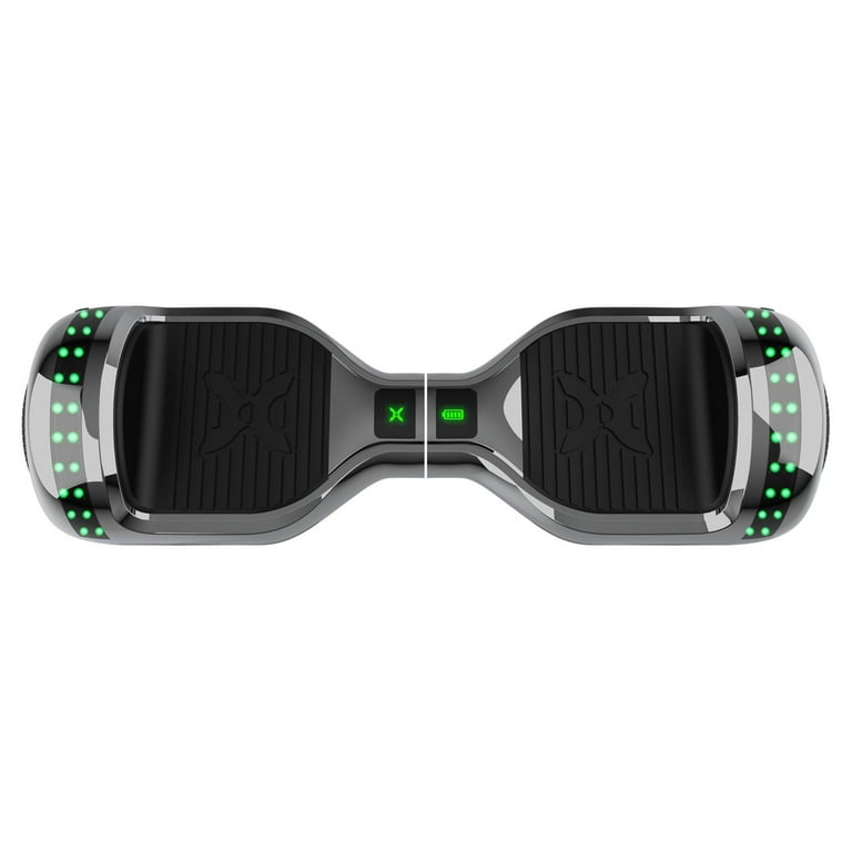 Hover 1 Matrix Hoverboard For Teens 6.5 in Wheels 180 lb Maximum Weight LED Lights Bluetooth Speaker Silver