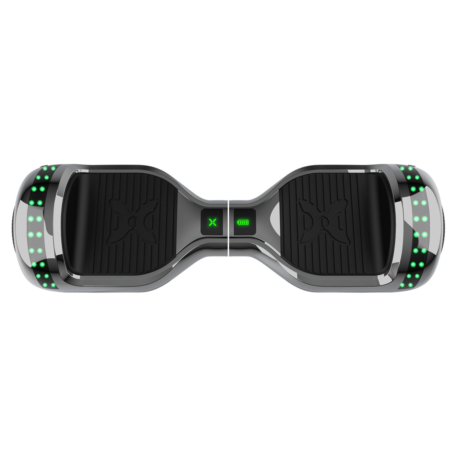 Hover-1 Matrix Hoverboard For Teens, 6.5 in Wheels, 180 lb Maximum Weight, LED Lights & Bluetooth Speaker, Silver - image 5 of 12