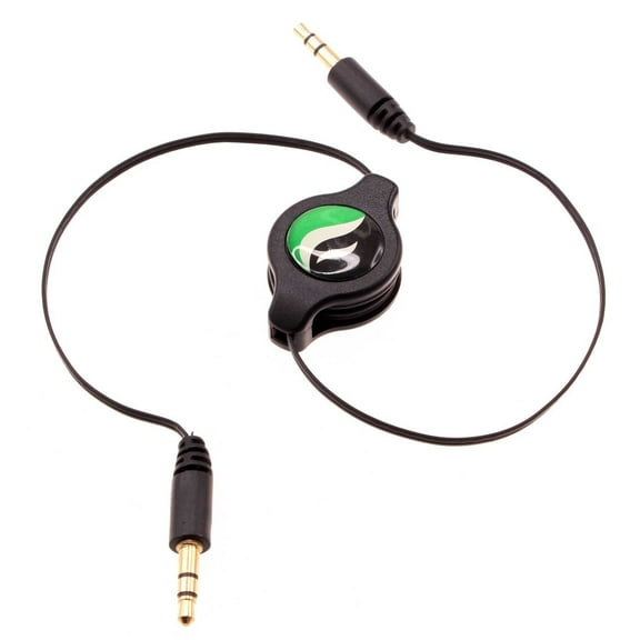 Retractable Aux Cable for Motorola Moto G Power 5G (2023)/5G Stylus (2023) Phone - 3.5mm Adapter Car Stereo Aux-in Audio Cord Q3V