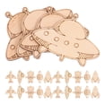 thumbnail image 2 of Miangastore 24pcs Wooden Cutouts Beige Astronaut Decor For Classroom Projects Painting Activities, 2 of 8