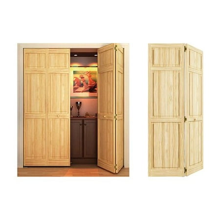 Kimberly Bay Traditional 6 Panel Wood Bi-Fold (Best Clear Finish For Exterior Wood Doors)