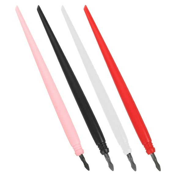 UPGRATOR 4Pcs Black Scratch Pen for Paint Pen and Scratching Drawing Tool