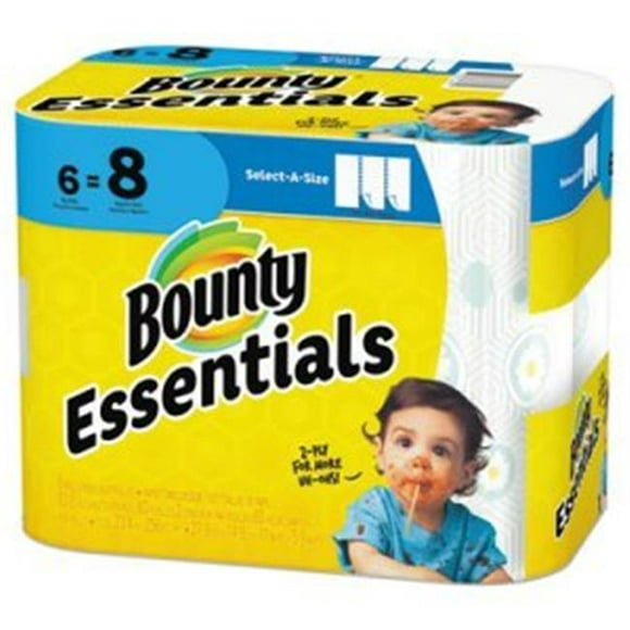Procter & Gamble PGC74651 Bounty Basic Towel 6 Carton&#44; White