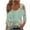 Green, variant on Women Cold Shoulder Tops Sexy V Neck Summer Fall Casual Loose Fit Hollow Out Floral Print Short Sleeve T Shirt Blouse Tops,Green,L