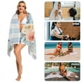 thumbnail image 4 of Lofaris Custom Stripes Color Name Beach Towel, 4 of 5