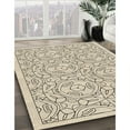 thumbnail image 2 of Ahgly Company Indoor Round Patterned Moccasin Beige Area Rugs, 3' Round, 2 of 6