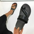 thumbnail image 1 of DPTALR Femmes Ouvertes Sandales Slide Tongs Plage Pantoufles Chaussures Plates, 1 of 8