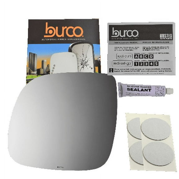 Fits 07-10 Touareg Left Driver Mirror (Glass Lens Only) Auto DimmingFits Over Option