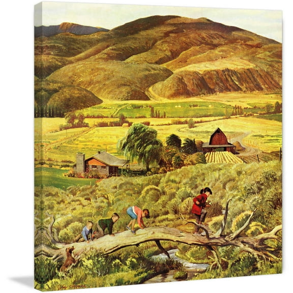 Marmont Hill - "Follow the Leader" Painting Print on Wrapped Canvas