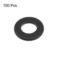 thumbnail image 3 of Uxcell 10mm O.D. 1mm Thick Nylon Flat Washers for 5mm ID Screw Bolt, Black 100 Count, 3 of 3