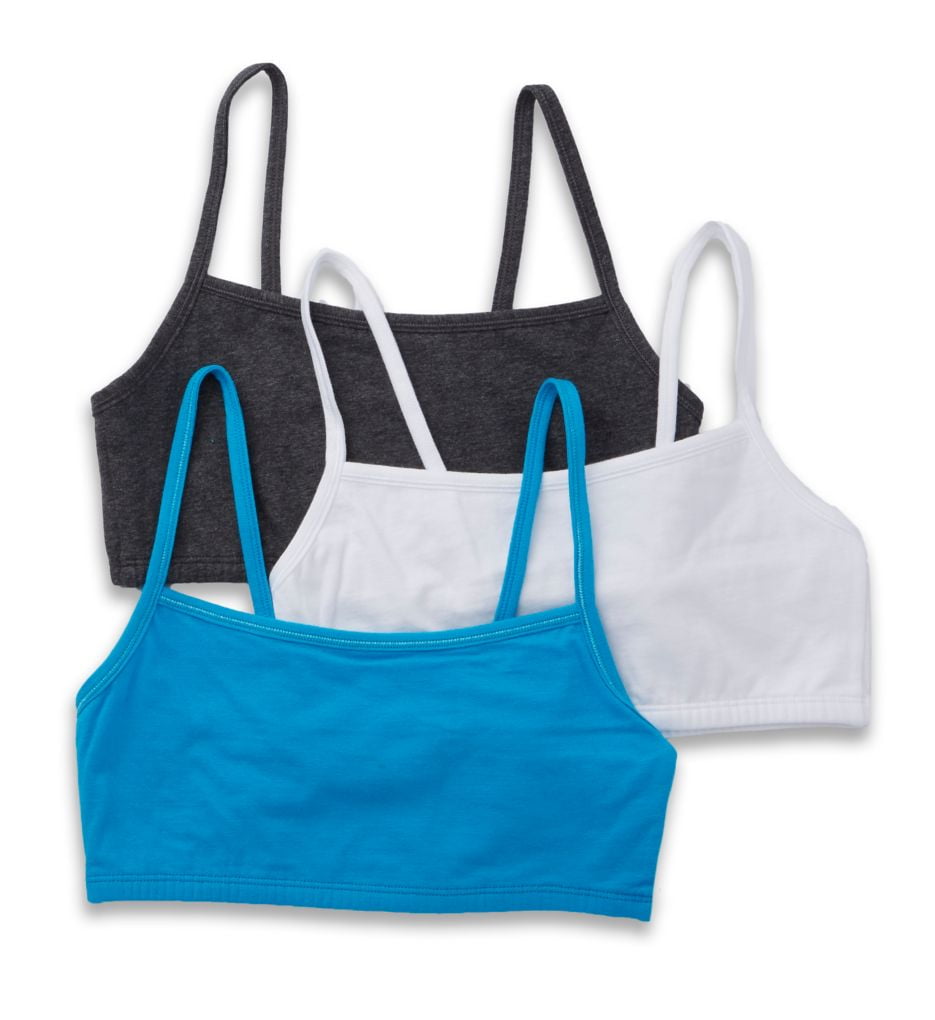 white strappy sports bra