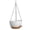C, variant on Anvora 2 Pack Large Self Watering Hanging Planters for Indoor Outdoor Plants,7.8" Hanging Plant Pots with Removable 50 Oz Reservoir, Plastic Hanging Basket for Window Porch Garden, White with Brown